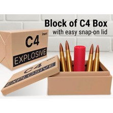 Titrek Toys C4 Blok Görünümlü Saklama Kutusu - Realistic Block Of C4 Storage Box (Replika Maket)