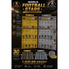 Cantex Tech Futbolcu Oyun Karti 110 Adet Gold + Sılver Series Pocket Esnek Kırılmaz Parlak Kart + Albüm Hediyeli