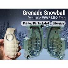 Titrek Toys El Bombası Formunda Kar Topu Yapıcı - Grenade Snowball Maker (Replika Maket)