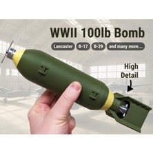 Titrek Toys 100LB 2. Dünya Savaşı Bombası 1:4 Ölçek - Wwıı 100LB Bomb (Replika Maket)