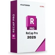 Autodesk Recap Pro 2025 (Windows) - 1 Pc 1 Yıl Autodesk Key Full Sürüm