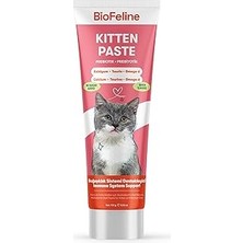 Uravas Store Biofeline Yavru Kedi Macun 100G ve Yavru ve Anne Kediler Için Bağışıklık Sistemi Destekleyici Macun