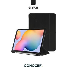 Conocer Galaxy Tab S9 Fe / S10 Fe 10.9” Inç Uyumlu Kalem Bölmeli Katlanabilir Standlı Tablet Kılıfı