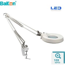 Bakon BK500C-10X 15W LED Akrobat Büyüteç 127 mm 10 Diopter Mercek ( Loop )