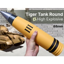 Titrek Toys Alman Tiger Tankı 88MM Patlayıcı Mermi - Wwıı Tiger Tank 88MM He Round (Replika Maket)