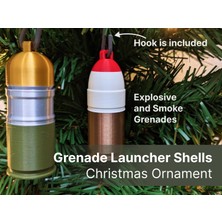 Titrek Toys 40MM Bombaatar Mermisi Yılbaşı Süsleri - 40MM Grenade Ornaments (Replika Maket)