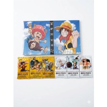Cantex Tech One Piece Card Game Booster 3 White+3 Yellow Pack 6 Paket Trading Cards - 60 Kart +Albüm2