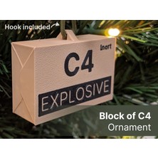 Titrek Toys C4 Plastik Patlayıcı Yılbaşı Süsü - C4 Plastic Explosive Ornament (Replika Maket)