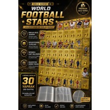 Cantex Tech Futbolcu Oyun Karti 55 Adet Gold Series Pocket Esnek Kırılmaz Parlak Kart + Albüm Hediyeli
