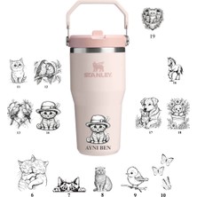 Kişiselleştirilebilir Stanley The Iceflow Flip Straw Pembe Termos (10-12044-044)