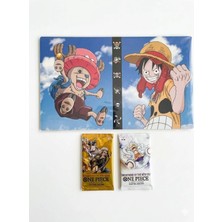 Cantex Tech One Piece Card Game Booster White+Yellow Pack 2 Paket Trading Cards - 20 Kart +ALBÜM22