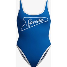 Speedo  Solid Bound Kadın Mavi Mayo.-