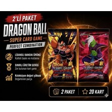 Cantex Tech Dragonball Booster Koleksiyon Kart Paketi 2 Paket 20 Kart