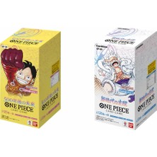 Cantex Tech One Piece Card Game Booster White And Yellow Pack 2 Paket Trading Cards - 20 Kart (Ingilizce Versiyon)