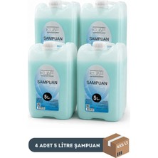 Kuaf Profesyonel Keratinli Tropikal Şampuan 5 Litre Mavi x 4 Adet (1 Koli)