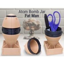 Titrek Toys Fat Man Atom Bombası Tasarımlı Kavanoz - Atomic Bomb Jar Fat Man (Replika Maket)