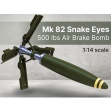 Titrek Toys MK82 500LB Snake Eye Hava Frenli Bomba - MK82 500LB Snake Eye (Replika Maket)
