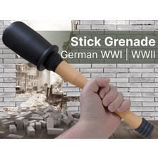 Titrek Toys Alman 2. Dünya Savaşı El Bombası Hareketli - German Stick Grenade Wwıı (Replika Maket)