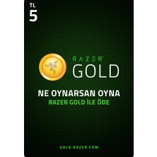 Razer Gold Pin 5 TL Dijital Oyun Ödeme Aracı Kullanımı Kolay