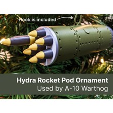 Titrek Toys Hydra Roket Podu A-10 Warthog Süsü - Hydra Rocket Pod Ornament (Replika Maket)