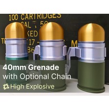 Titrek Toys 40MM Bombaatar Mermisi Gerçek Boyut - 40MM Grenade Life-Size (Replika Maket)