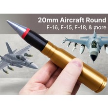 Titrek Toys 20MM F-16 / F-15 / F-18 Uçak Mermisi - 20MM Aircraft Shell (Replika Maket)