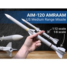 Titrek Toys AIM-120 Amraam Orta Menzilli Füze 1:8 Ölçek - AIM-120 Amraam 1:8 Scale (Replika Maket)