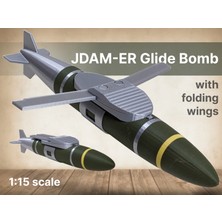 Titrek Toys Jdam-Er Kanatlı Süzülme Bombası - Jdam-Er Glide Bomb (Replika Maket)
