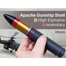 Titrek Toys Apache 30MM Yüksek Patlayıcılı Yangın Mermisi - Apache 30MM Heı Round (Replika Maket)