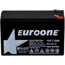 Senka Euroone EO127.0-TG 12 Volt - 7 Amper Kalın Kutup Akü (150 x 65 x 90 Mm)