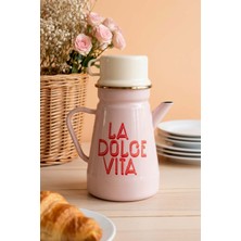 Dolce Vita Bardaklı Emaye Sürahi