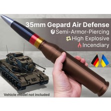 Titrek Toys Gepard 35MM Hava Savunma Mermisi - 35MM Gepard Air Defense Round (Replika Maket)