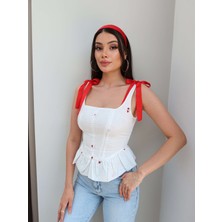 Esra Helvacı Nakış Işlemeli Bluz