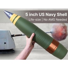 Titrek Toys Abd Donanması 5-Inch Mermi Gerçek Boyut - Life-Size Us Navy 5-Inch Shell (Replika Maket)