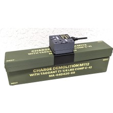 Titrek Toys M112 C4 Bloğu ve Kablosuz Fünye - Us Military M112 C4 Block (Replika Maket)