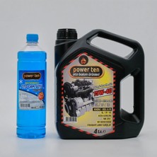 Powerten 15W40 Motor Yağı 4 Litre + Cam Suyu | 2026