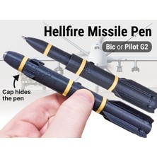 Titrek Toys Hellfire Füzesi Tasarımlı Gerçekçi Kalem - Realistic Hellfire Missile Pen (Replika Maket)
