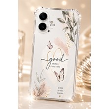 Powerfox Samsung Galaxy A07 Uyumlu Cute Good Baskılı Sevimli Telefon Kılıfı MK01A