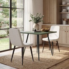 Enza Home Baffin Mutfak Masası Yeşil