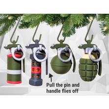 Titrek Toys Mini El Bombası Yılbaşı Süsleri - Tiny Grenade Christmas Ornaments (Replika Maket)