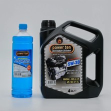 Powerten 5W30 Motor Yağı 4 Litre + Cam Suyu | 2026