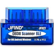 Uravas Store JF327 Obdii Scanner Çiftanakartlı 5.1 Bluetooth Arıza Tespit Cihazı Ios/android/windows Torque Pro