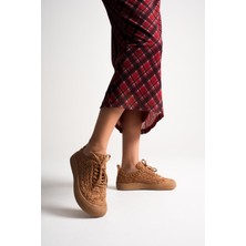 Ramer Lidya El Örgüsü Nefes Alan Poli Taban Taba Kadın Sneaker