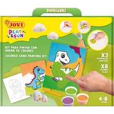 Jovi Jovı 2106 Play&fun Dınosaurs Kum Boya Kiti