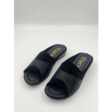 Claw Taşlı ve Simli Ortopedik Terlik