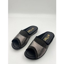 Claw Taşlı ve Simli Ortopedik Terlik