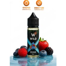 Wild Aquaman - Premium Likit Aroma 30ML/3MG - Yaban Mersini, Çilek, Orman Meyveleri, Buz - Sıvı Nargile Tatlandırıcı