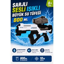 Toysturka Şarjlı Sesli Işıklı Büyük Su Tüfeği 800 ml