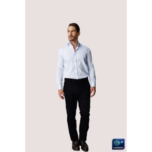 İGS Lacivert Gri Bağcıklı Smart Casual Dynamic Fit Pantolon