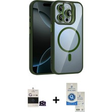 Marsilyan™- iPhone 14 Pro Max Kılıf Yadigar Asil Koleksiyonu - Şeffaf Royal Nano Ekran Koruyucu + Bilvis Titan Kamera Lens - Sh